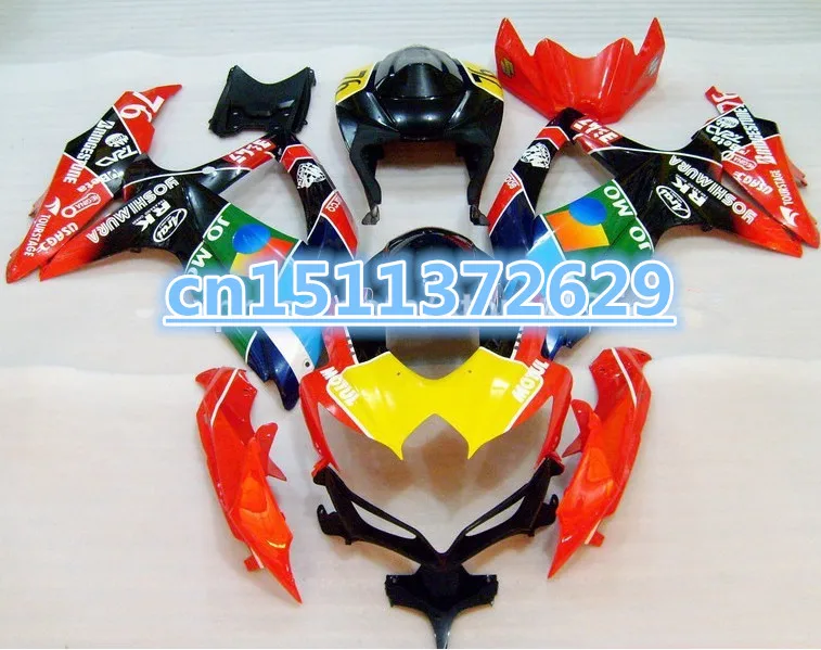 

Bo For A GSXR600 2008 2010 red black green GSXR750 2008 2009 2010 GSX-R600 / GSX-R750 08-10 K8 ABS Fairing Set Plastic Kit