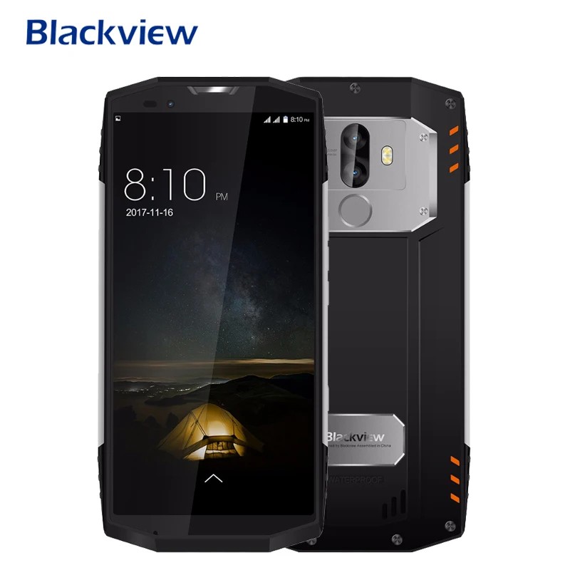 Смартфон Blackview BV9000 5,7 "18:9 полный экран отпечатков пальцев IP68 Водонепроницаемый 4G 64 Гб Восьмиядерный 4180 мАч NFC LTE мобильный телефон