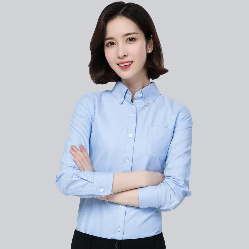 womens plus oxford shirts