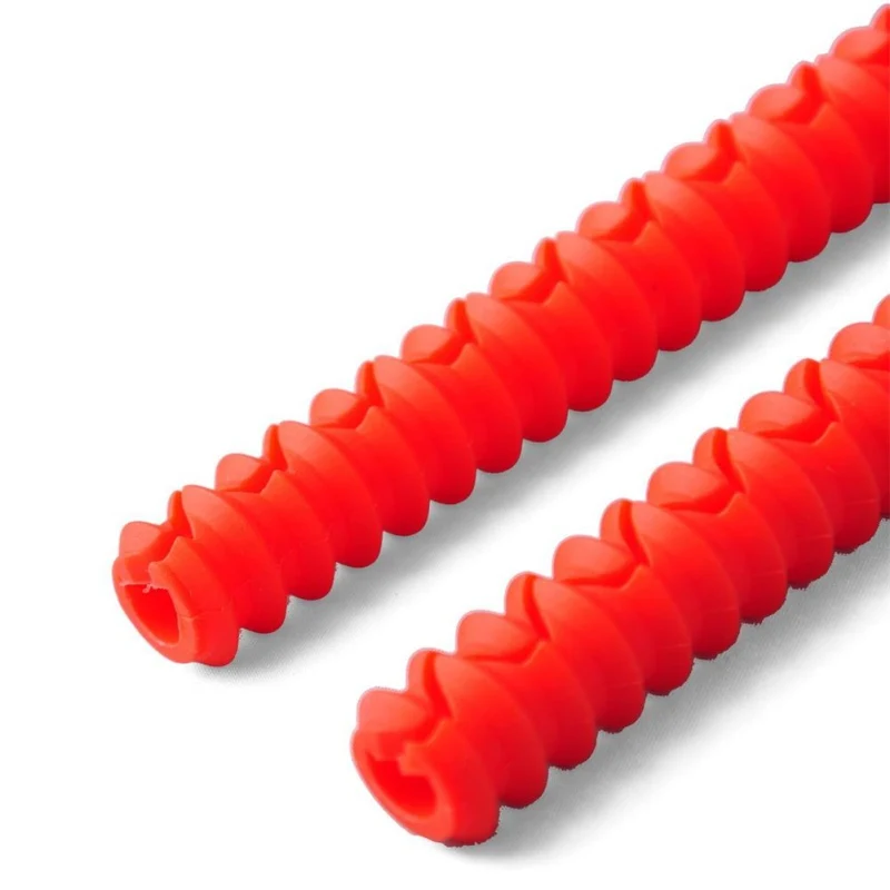 Silicone Oven Rack Edge Clip Guard Heat Resistant Red Set Of 2 Helps Avoid Burns Silicone insulation strips