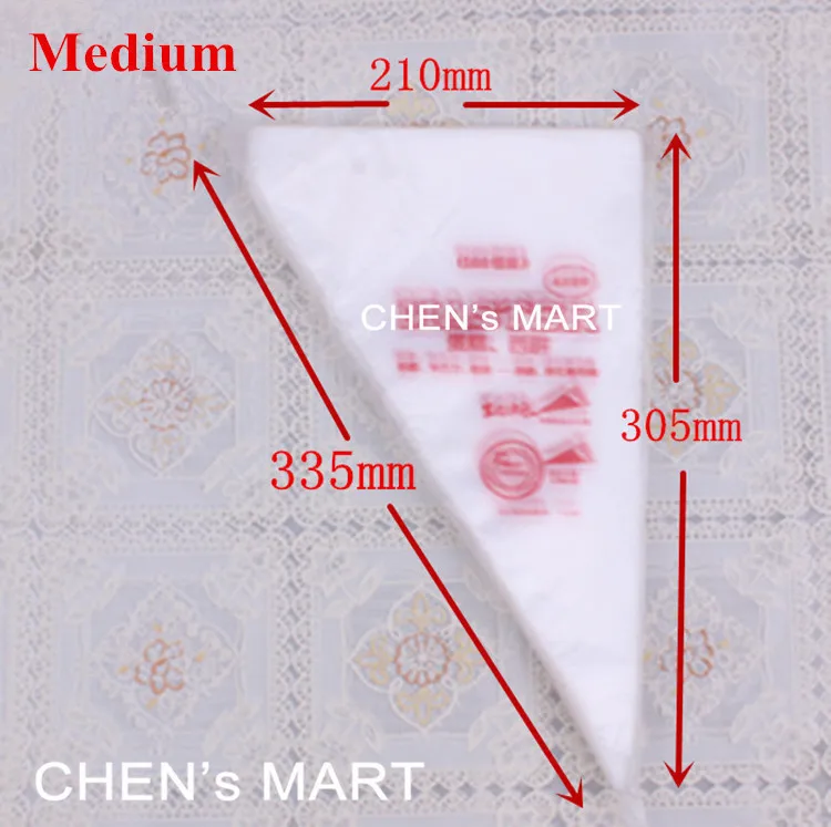 100 шт. Средний Размеры 31*35 см кекс украшения Одноразовые крем Кондитерские торт пластиковые Обледенение кондитерский мешок торт инструмент