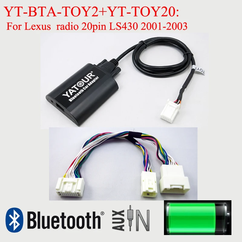 Yatour Bluetooth автомобильный стерео музыкальный комплект громкой связи для Toyota Lexus