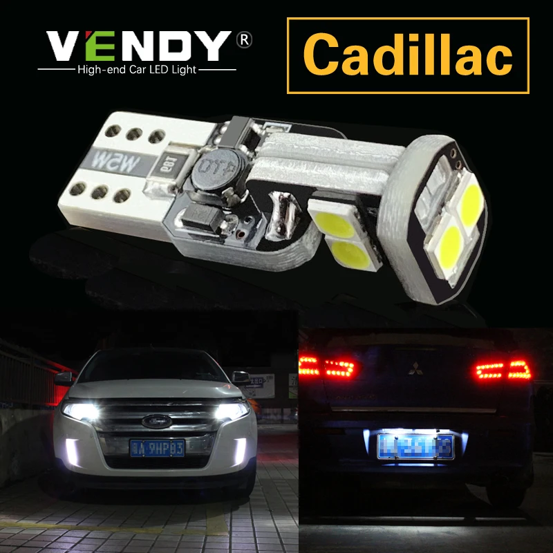 1 шт. светодиодный габаритный фонарь лампа номерного знака Canbus W5W T10 194 для Cadillac CTS XLR SRX STS DTS ATS XTS Escalade Eldorado