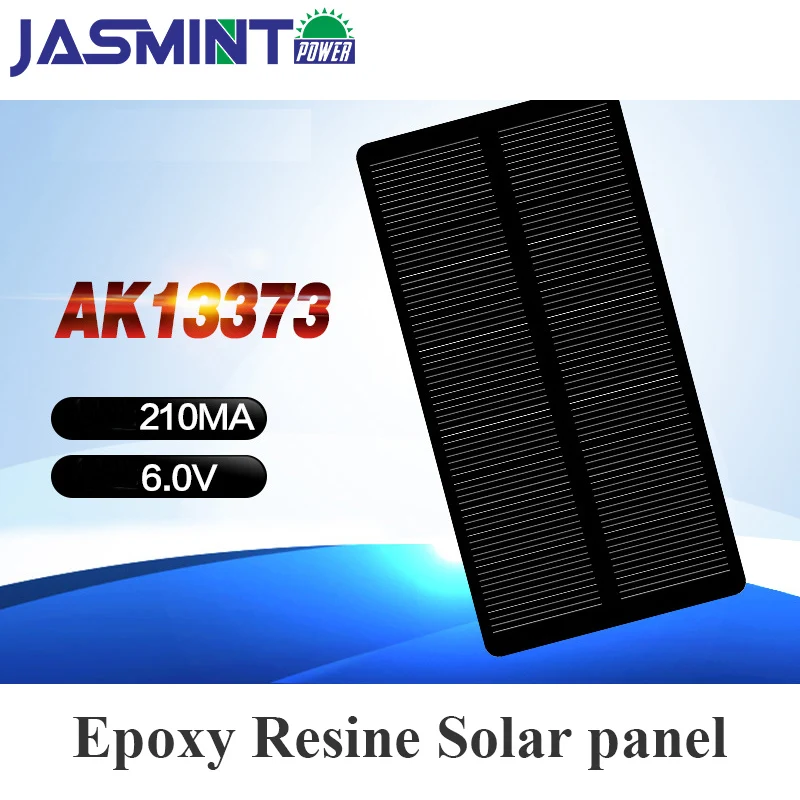 

133*73mm 6V 210mA Epoxy Solar Panel Photovoltaic Panel mono Solar Cell Power Energy Module DIY for charging phone charge bank