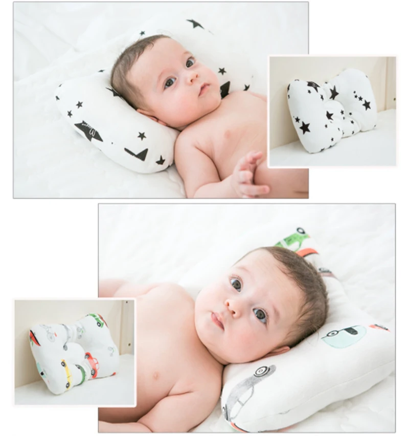 Детская подушка для новорожденного младенца, позиционер для сна, вспомогательная подушка, подушка для предотвращения плоской головы