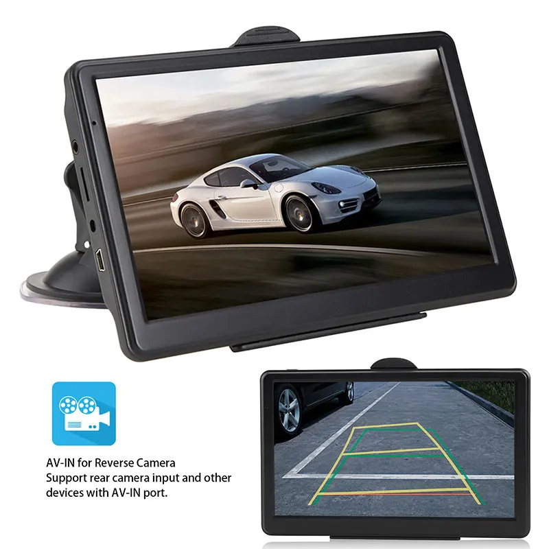 

Durable HD GPS Navigator 7 Inch ABS Map Turn-By-Turn GPS Navigation Car Driver Alerts GPS Navigator System