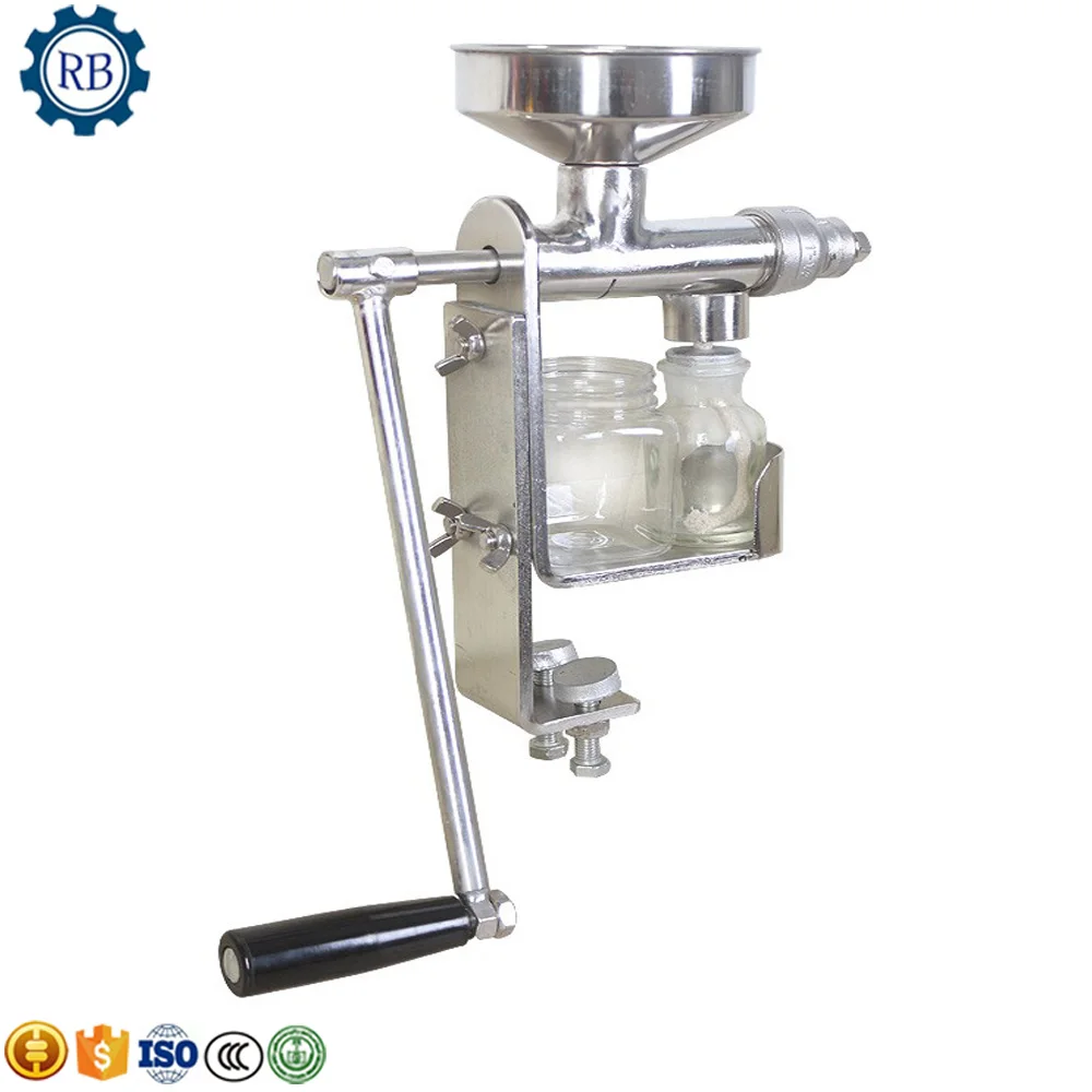 

Small homeuse Stainless Steel manual oil press / oil presser / oil Extractor