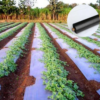

1*50M PE Black Film Vegetables Ground Cover Breeding Garden Greenhouses Heat Preservation Film Custom Plastic Mulching