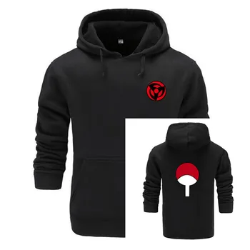 

2018 New Naruto Anime Fashion Hoodies And Sweatshirts For Couples Fashion Winte Hoodies Men Uchiha Syaringan Funny Clothes