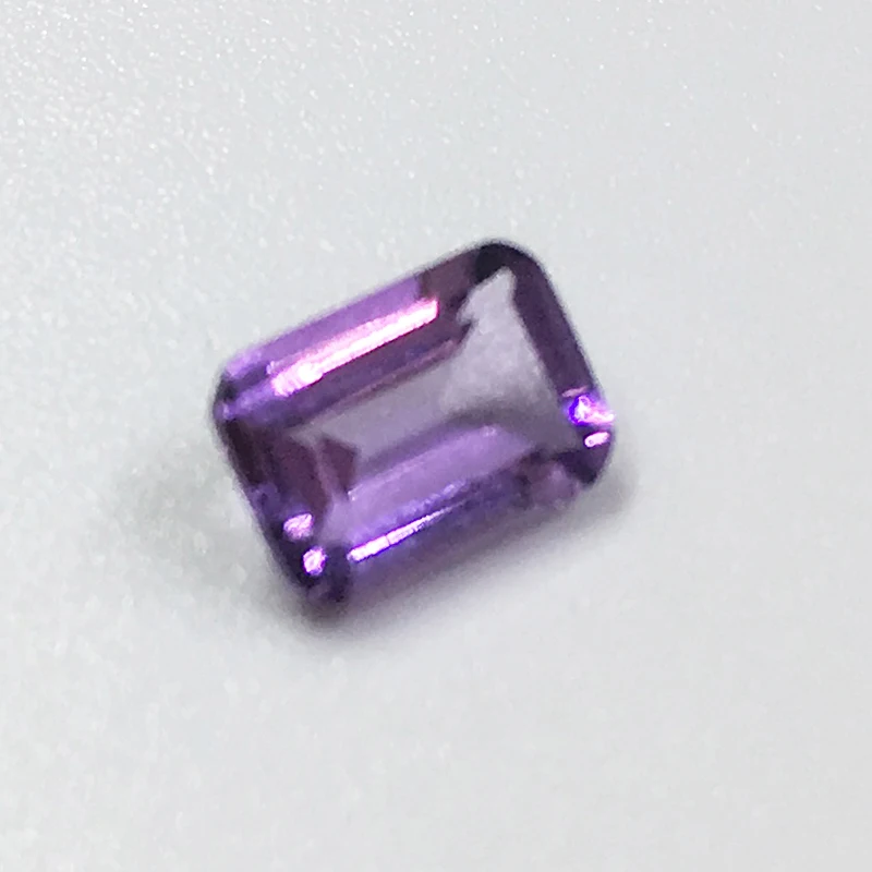 emerald cut amethyst loose stone