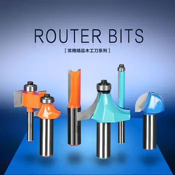 

1pcs frazier milling cutter knife for wood tool fresa cnc router bit machines Chamfer end mills corner rounding hobbing fresa