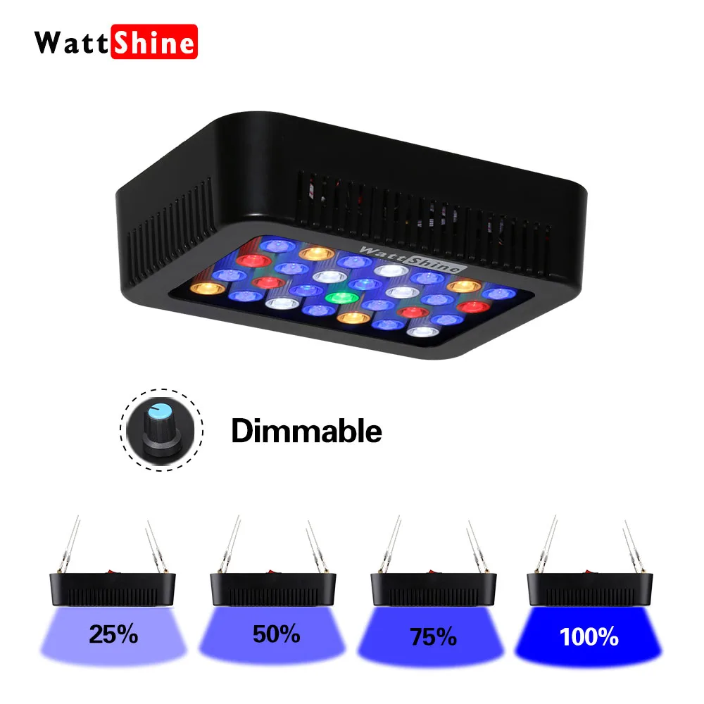 Aquarium led lighting Dimmable lamp Fish bowl light Marine Fish tank Coral lights High brightness Penetrating strong FCC CE ROHS (32)