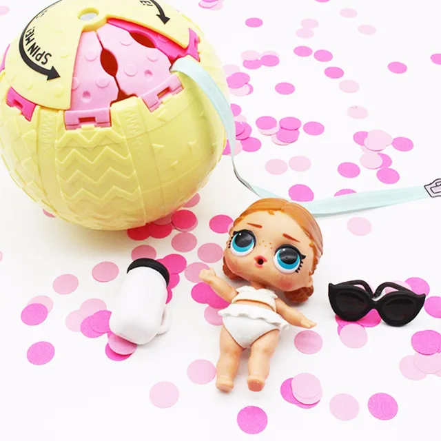 LOL Dolls in Ball Toys for Girls Kids Adults Confetti Pop Gifts Dolls LOL 3 Seriesin Action