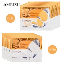 Ameizii 5 Packs Crystal Collagen Gold Gel Eye Mask Eye Hydrogel Patches For Eyes Under the Eyes Dark Circles Remove Face Care Ameizii 5 Packs Crystal Collagen Gold Gel Eye Mask Eye Hydrogel Patches For Eyes Under the Eyes Dark Circles Remove Face Care