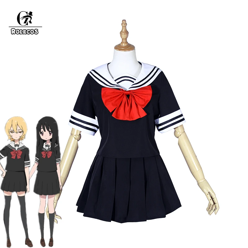 

ROLECOS Anime Mahou Shoujo Site Cosplay Costumes Asagiri Aya Cosplay Yatsumura Tsuyuno Cosplay Magical Girl Site School Uniform