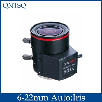 

Free shipping 2.0Megapixel Varifocal 6-22mm CCTV Camera Lens For Security Cameras F1.6 CS Mount,Auto IRIS
