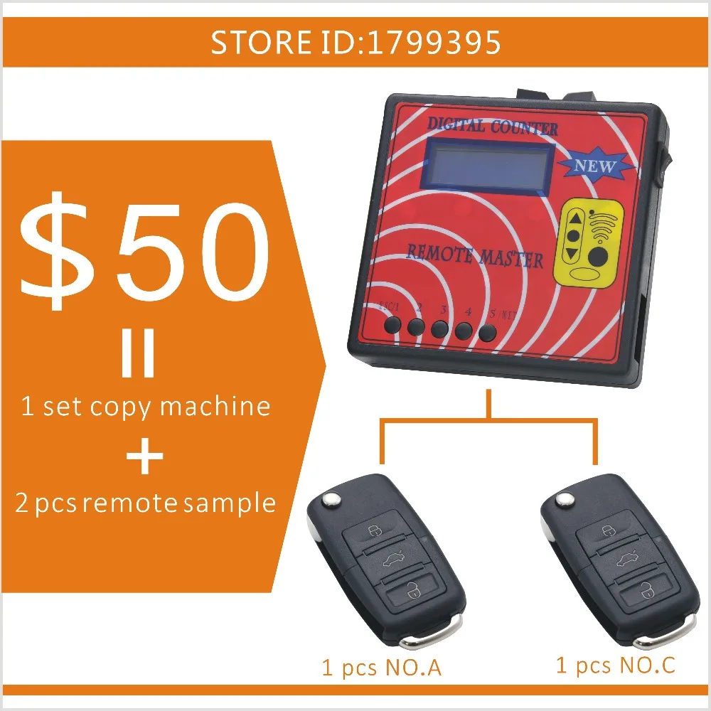 free shipping Newest 030 Digital Counter Remote Master Frequency