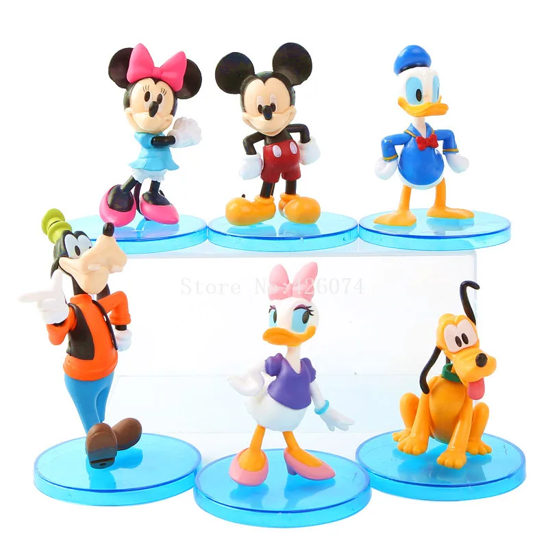 

New Fashion Mickey and Friends PVC Figures Dolls Set For Girls Boys Kids Decoration Toys Children Gifts