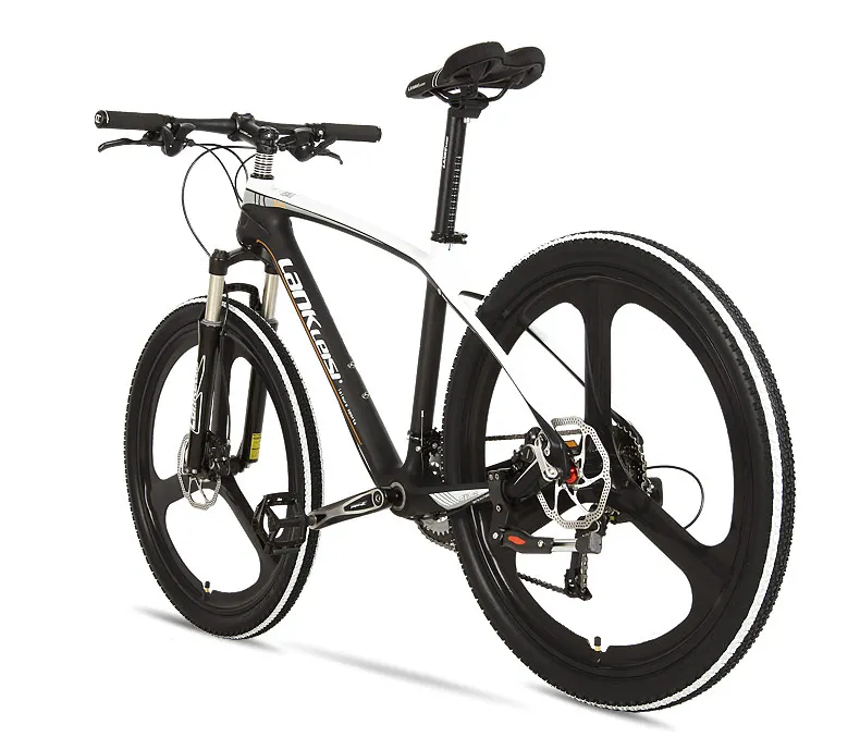 Clearance 26 "Carbon fiber mountain bike 27 speed oil dish magnesium alloy wheel shock absorber fork carbon fiber mountain bike M370 dial 16