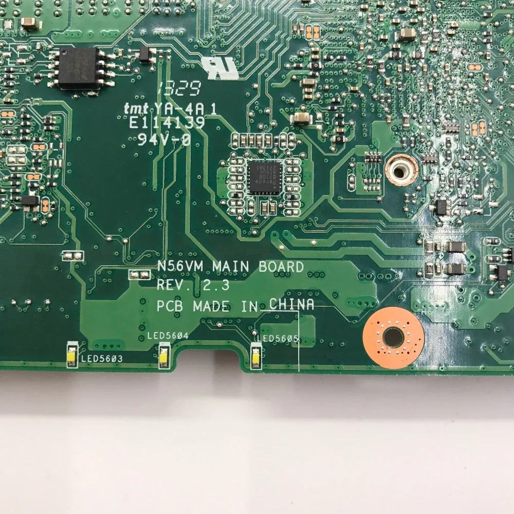 Tanie KEFU N56VM dla ASUS N56VM N56V N56VV N56VZ N56VB N56 płyty głównej płyta główna GT650 2GB pamięci wideo wsparcie I7 oryginalny testowany 100% pracy