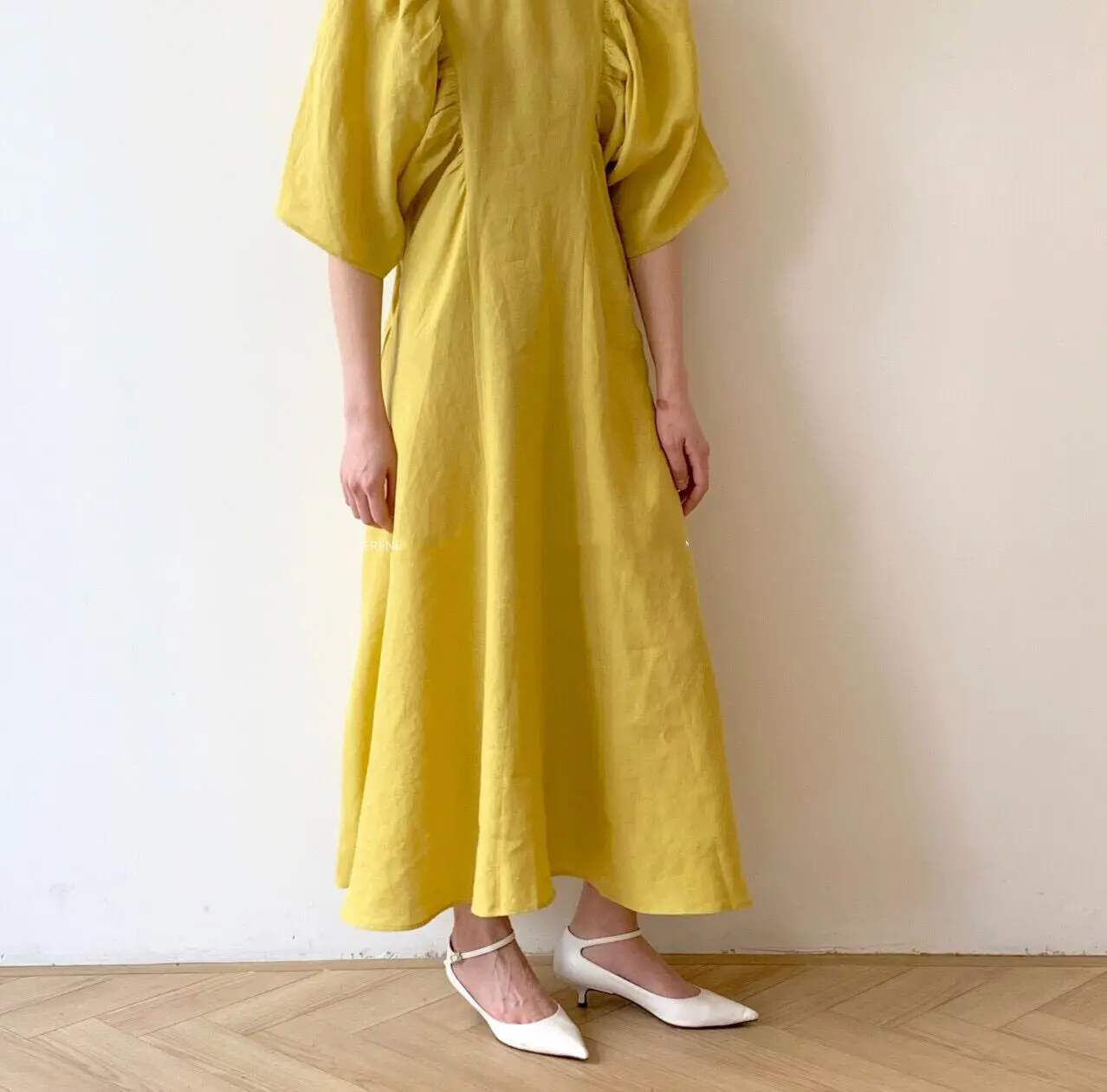 RUGOD новое поступление женское одноцветное платье с o-образным вырезом свободное тонкое плиссированное платье с двух сторон винтажное темпераментное элегантное платье
