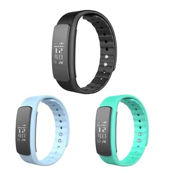 

Smart Wristband 0.96inch Touch Screen IP67 Waterproof Bluetooth Smart Heart Rate Monitor Fitness Tracker Band for IOS Android