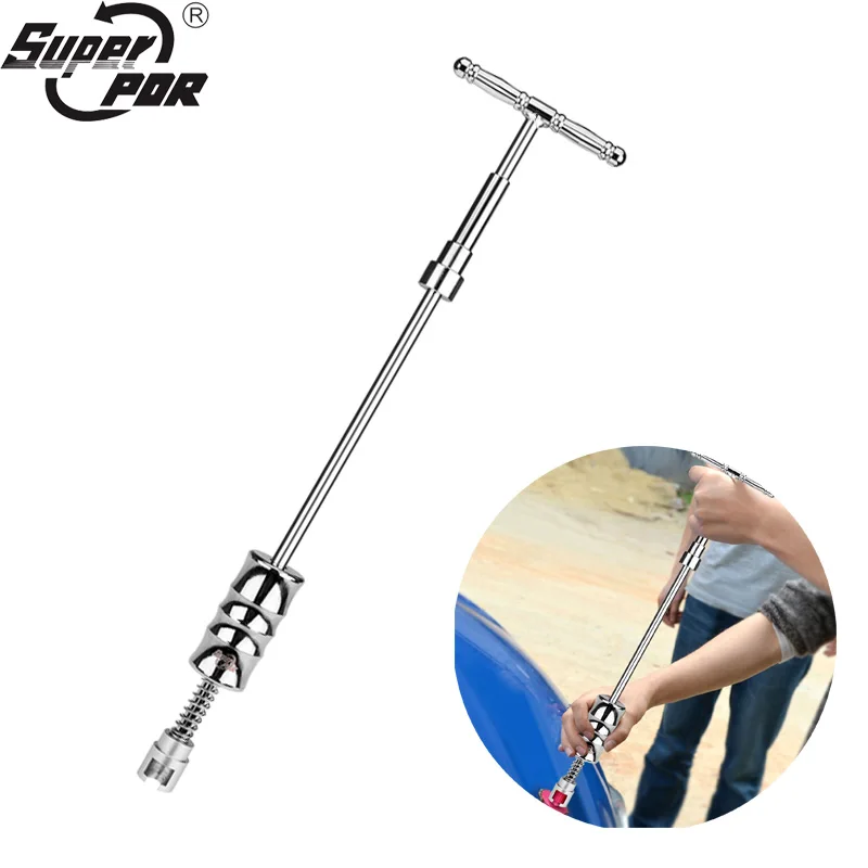 

Super PDR Tools Slide Hammer Auto Car Billow 2 in 1 T Puller Hammer Paintless Dent Repair Tool Auto Dent Removal Hand Tools Sets
