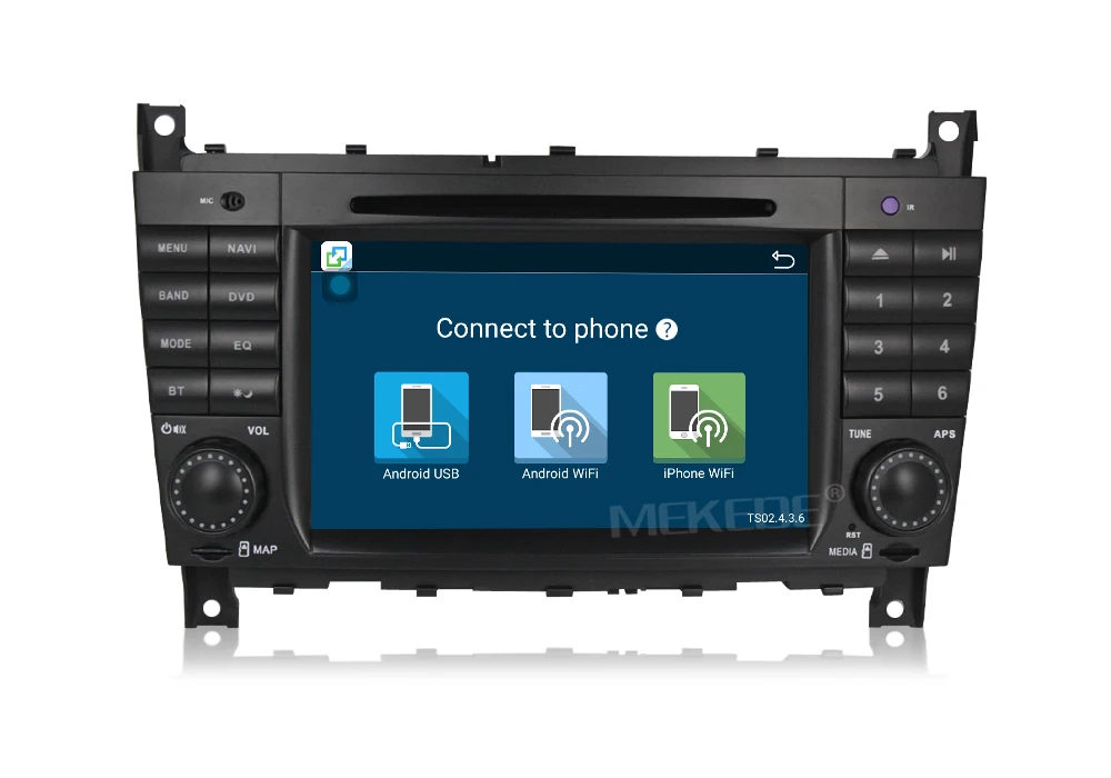 Best Free shipping! Pure Android7.1 Smart car navigation GPS DVD player for Mercedes/Benz W203 W209  C-Class C180 C200 CLK200 14