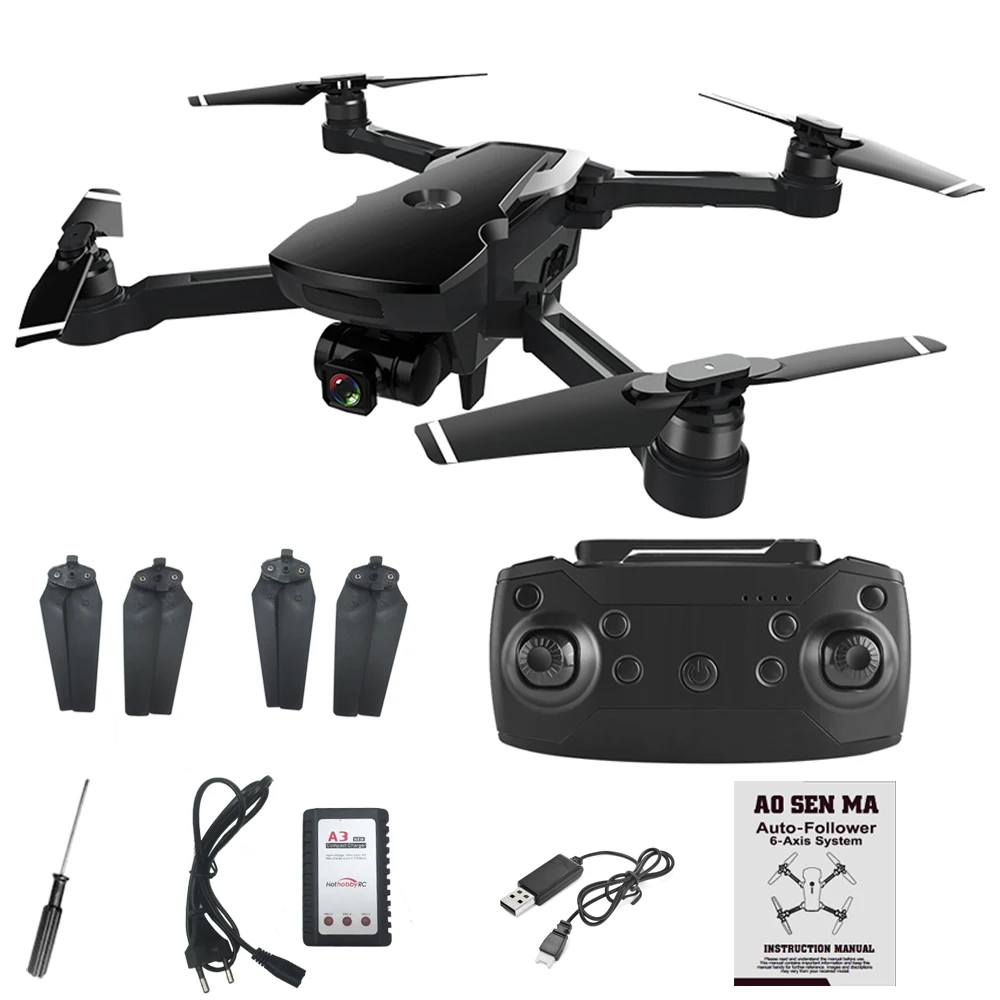 CG006 Drone with Camera 1080P Wide-angle 5G Wifi FPV GPS Positioning Follow Me Altitude Hold RC Quadcopter Dron
