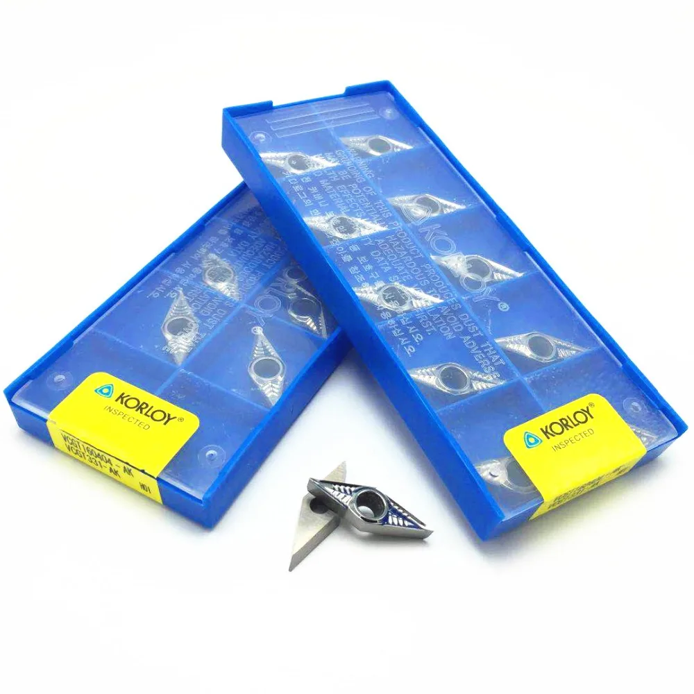 VCGT160404 AK H01 VCGT 160404 Aluminum cutter blade Insert Cutting Tool