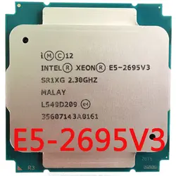 Intel Xeon SR1XG сервер E5-2695 v3 E5 2695 V3 2695v3 2,3 г 14 core 28 резьбовое соединение 2011-3