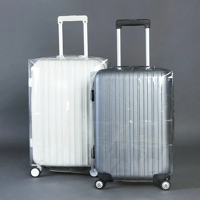 Clear PVC Luggage Cover Travel Accessories Suitcase Dustproof Luggage