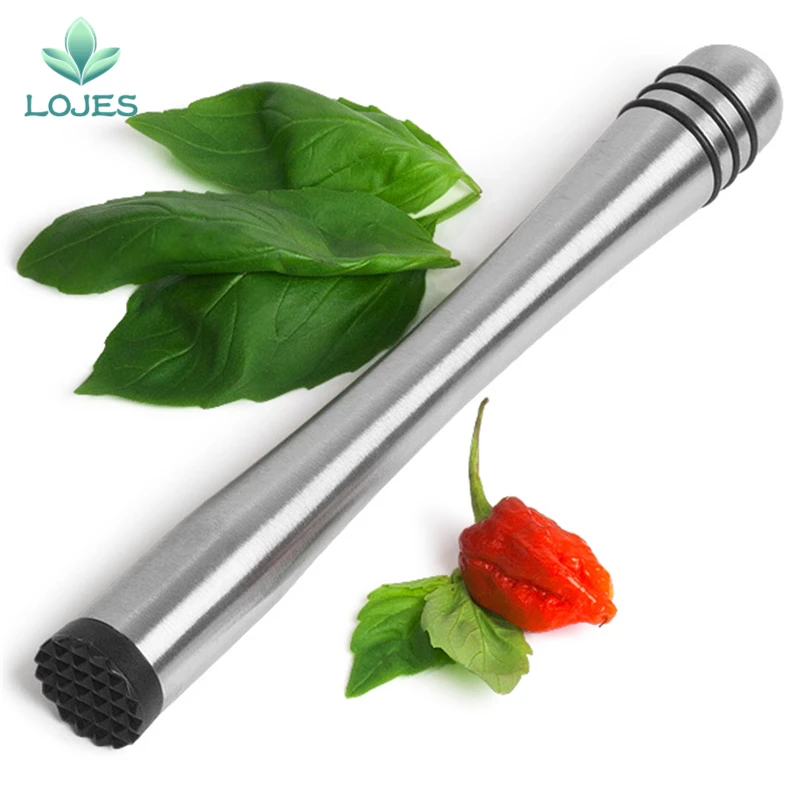 

1pcs Stainless Steel Bar Cocktail Mojito Mint Muddler DIY Drink Fruit Ice Cocktail Mixer Muddler Bartenders Barware Bar Tools