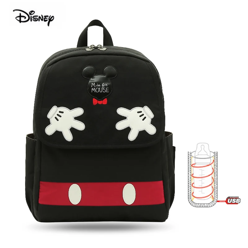  Disney Cartoon Mickey Mommy Diaper Backpack Cartoon Multifunction Fashion Shoulder Large Capacity B