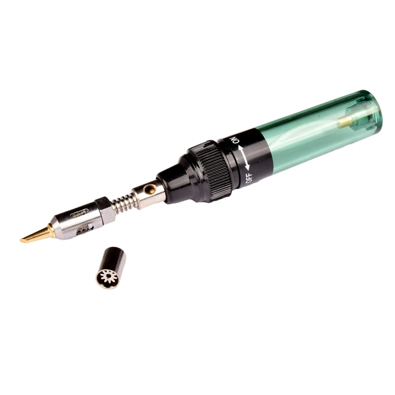 

Cordless Pen Shaped Gas Soldering Iron gun tip Tool MT-100 with 4 free tips