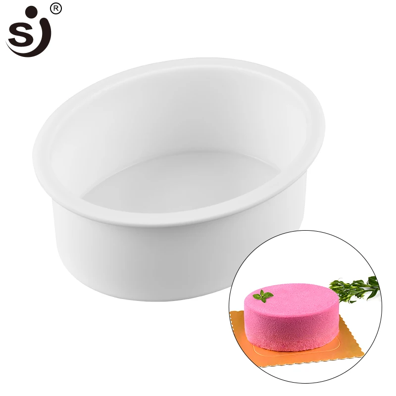 

SJ Oval 3D Silicone Molds Cake Mold Brownie Mousse Cake Decorating Mold Baking Dish Tray Bakware
