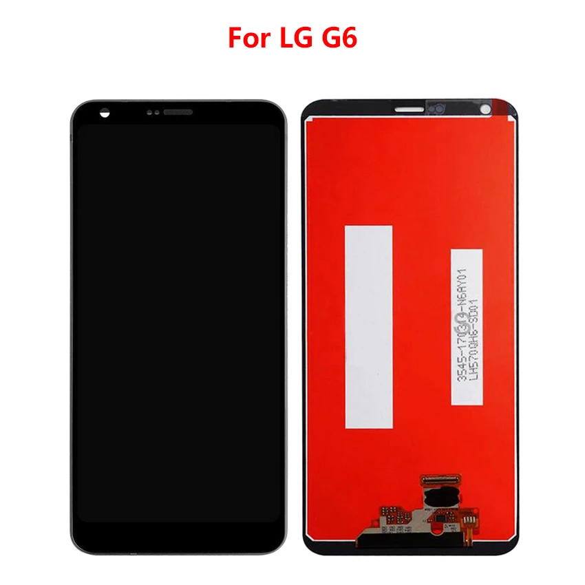 

100% Test Screen For 5.7 inch LG G6 LCD Display With Frame Touch Screen Digitizer Assembly Replacement Parts For LG G6