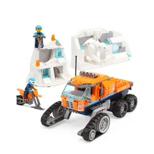 2018 New City Arctic Scout Truck Set Compatible LegoINGLYs City 60194 Building Blocks Bricks Kids Toys Birthday Gifts Car Model цена 2018 New City Arctic Scout Truck Set Compatible LegoINGLYs City 60194 Building Blocks Bricks Kids Toys Birthday Gifts Car Model цены онлайн