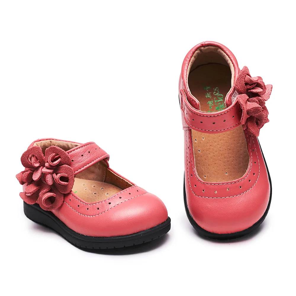 Tipsietoes детская обувь для девочек вечерние Вечерние кожаные с цветочным узором стразы детская бабочка платье
