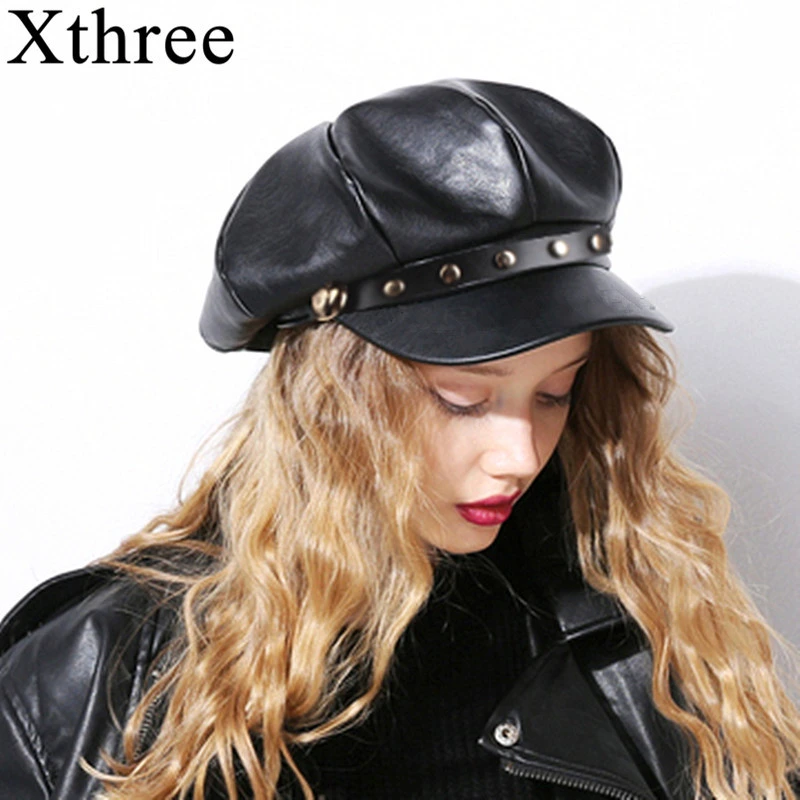 Xthree Spring Autumn Pu Leather Women S Hat For Men Newsboy Cap Fashion Octagonal Hat With Visor Girl Hat Gorros Women S Newsboy Caps Aliexpress Xthree Spring Autumn Pu Leather Women S Hat For Men Newsboy Cap Fashion Octagonal Hat With Visor Girl Hat Gorros Women S Newsboy Caps Aliexpress