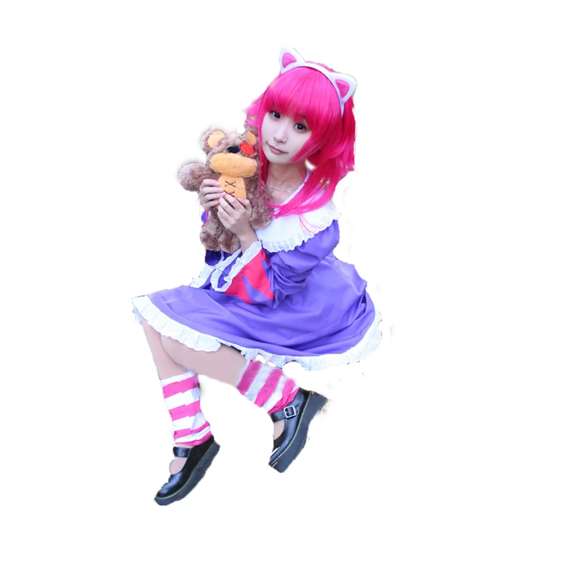

LOL The Dark Child Annie Uniform Maid Dress Outfit Anime Cosplay Costume gift doll