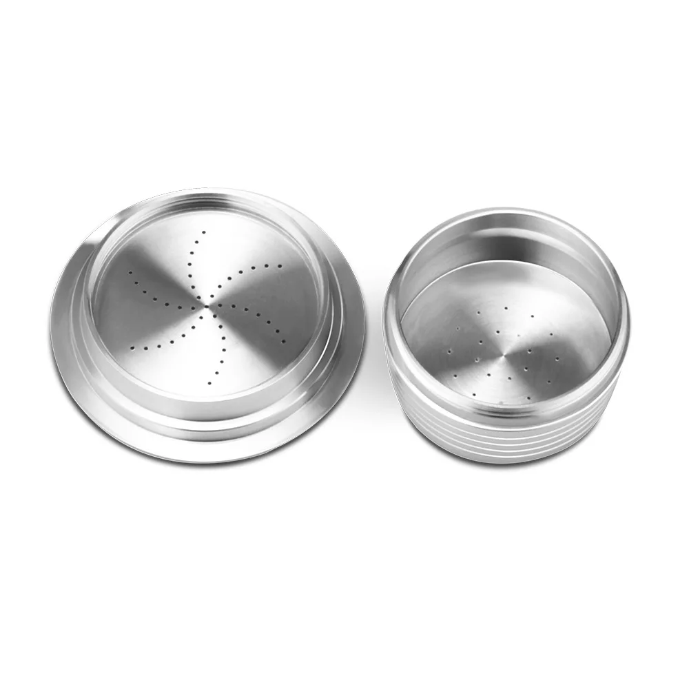 3PC/Set Stainless Steel Refillable Coffee Capsule Coffee Tamper Reusable Coffee Pod Business Birthday Coffeeware Gift 3PC/Set Stainless Steel Refillable Coffee Capsule Coffee Tamper Reusable Coffee Pod Business Birthday Coffeeware Gift