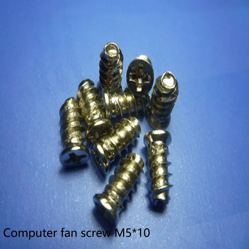 1000 шт./лот Desktop компьютерный винт вентилятора M5 * 10 компьютер винт вентилятора