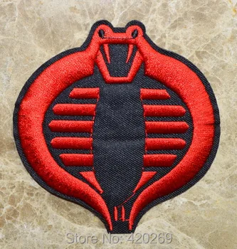 

HOT SALL! ~ GI Joe Ninja Cobra Logo Movie Games Combat Iron On Patches, sew on patch,Appliques, Made of Cloth,100% Quality