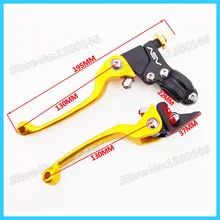 Складной ASV тормозной рычаг сцепления золотой для XR CRF RM rmz KX YZF Pit Горный мотоцикл