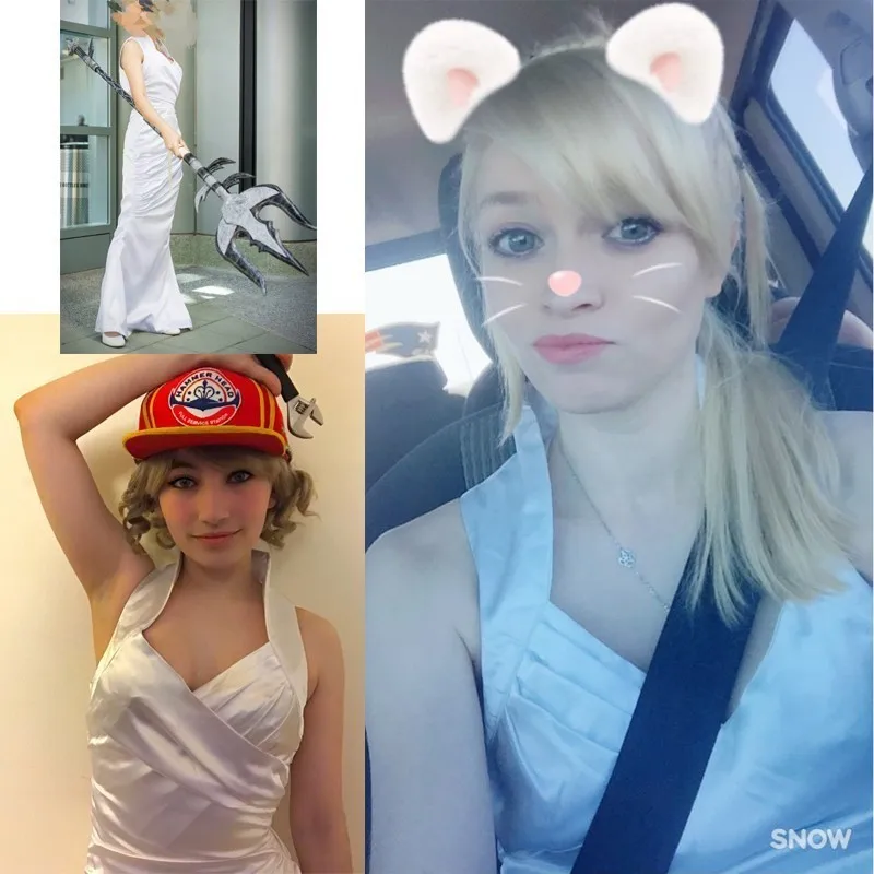 Lunafreya Nox Fleuret платье Final Fantasy костюм XV Косплей Белый костюм женский взрослый женский XL Flash