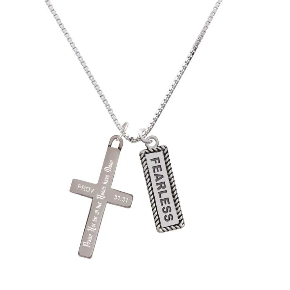 Fearless - Praise Her - Cross Necklace