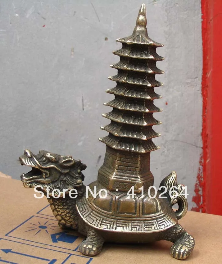 

Turtle pagoda Tower Bronze Statue