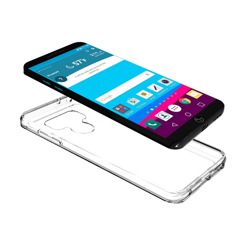 Гибридная Противоударная крышка воздушной подушке рамка чехол для LG G6 5 7 дюймов +