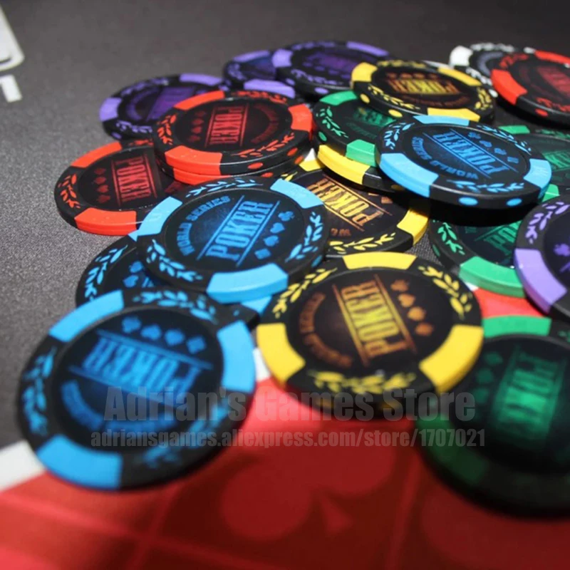 200 шт классический пшеничный мир серии покерные фишки набор с 2 палубами пластиковые игральные карты и чемодан казино жетон Fichas Poker